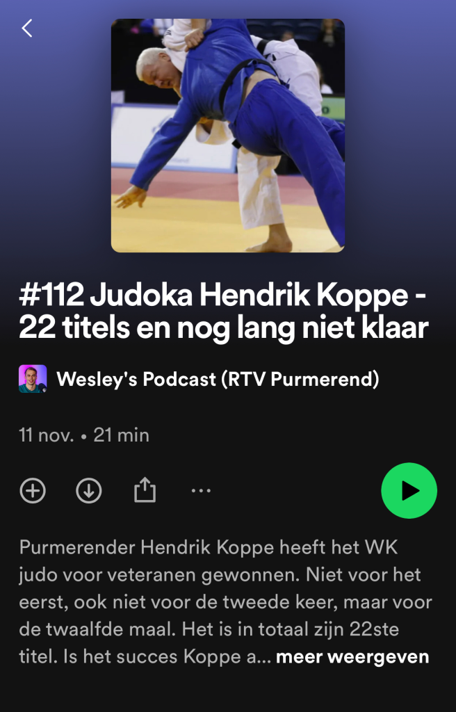 Podcast met Hendrik Koppe