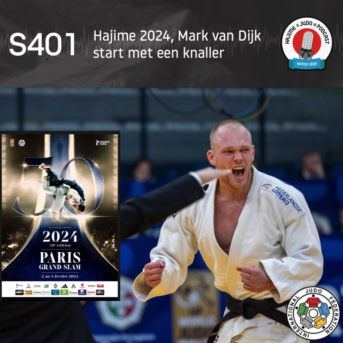 HJP S401 Hajime 2024, Mark van Dijk start met een knaller
