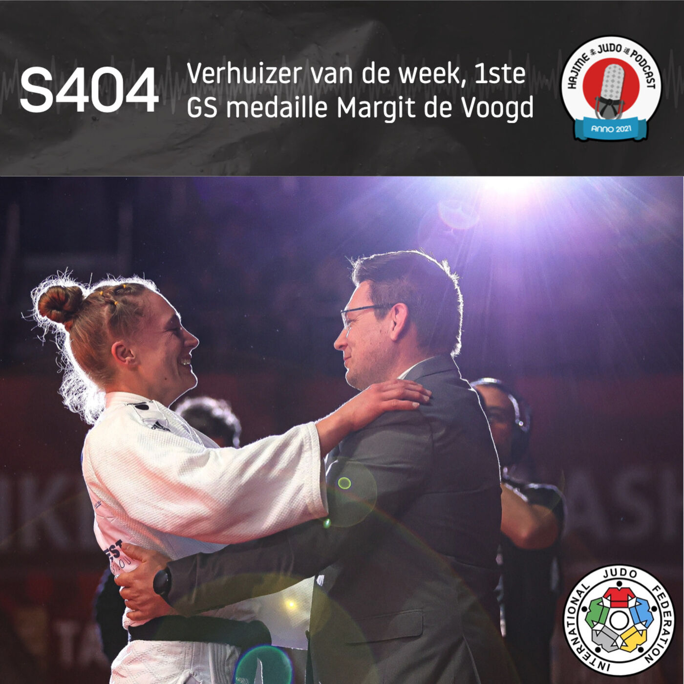 HJP S404 Verhuizer van de week, 1ste GS medaille Margit de Voogd