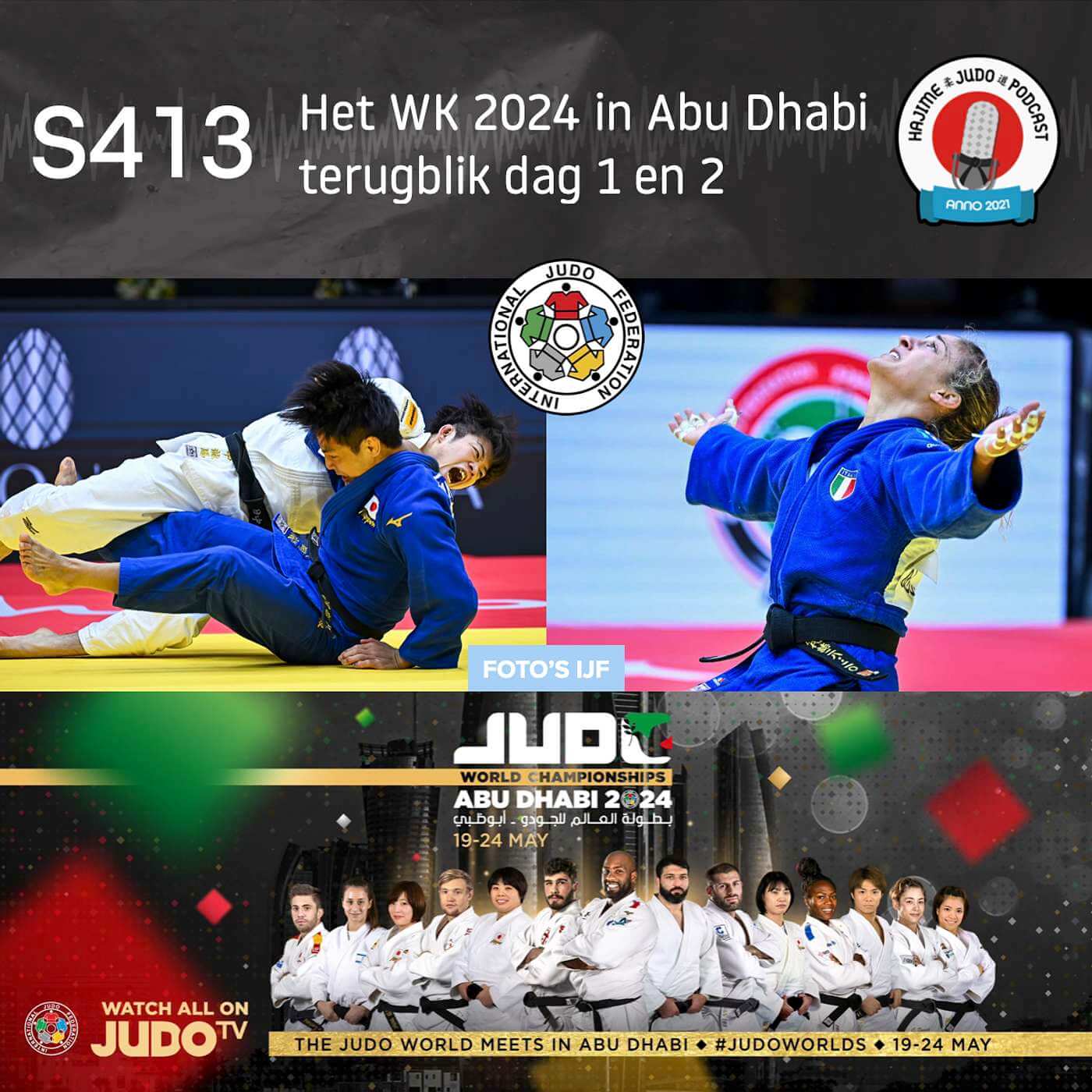 HJP S413, WK 2024 in Abu Dhabi, Dag 1 en 2