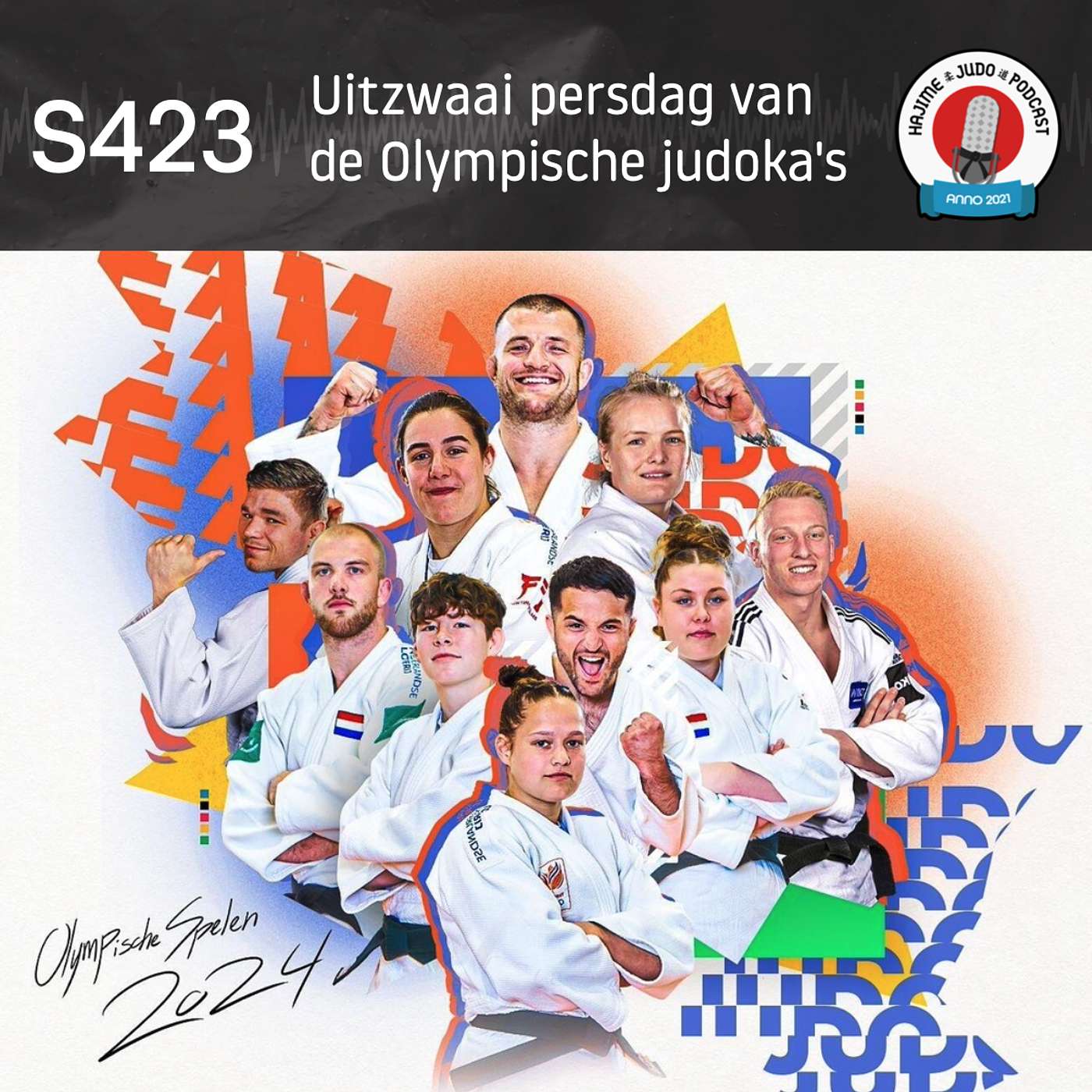 HJP S423, Uitzwaai persdag van de Olympische judoka’s
